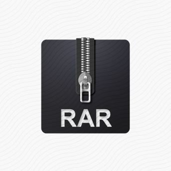 Archive Black Rar Icon