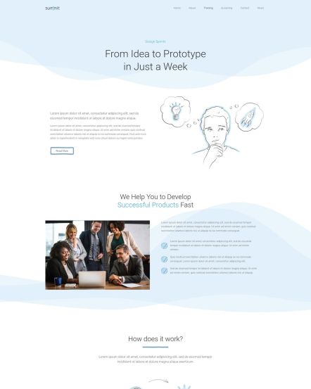 Summit Joomla template Service Post Layout