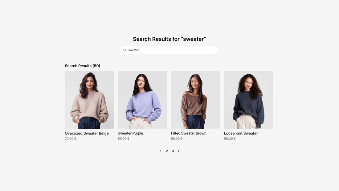 Search Results Page