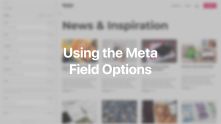 Field Options Meta Documentation Video for Joomla
