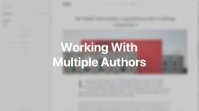 Multi-Author Workflow Documentation Video for Joomla