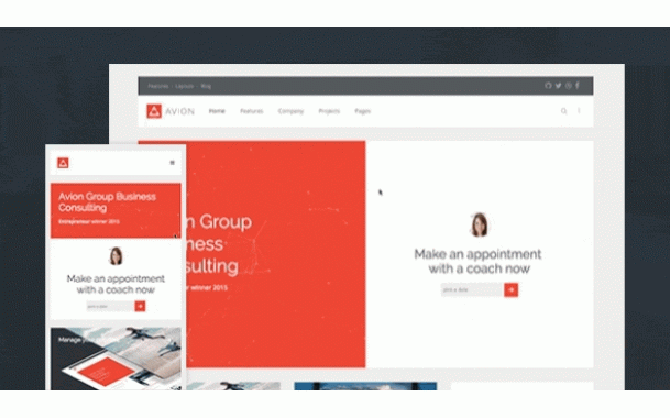 Avion Theme – October 2015 YOOtheme club theme