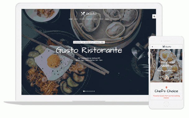 Gusto Theme – August 2015 YOOtheme club theme
