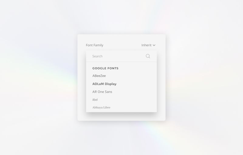Local Google Fonts