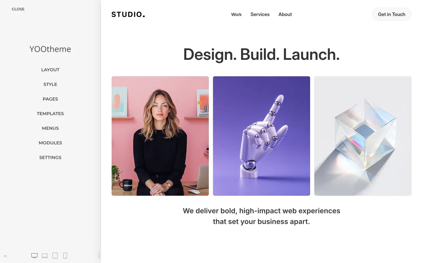 YOOtheme Pro Page Builder for WordPress and Joomla