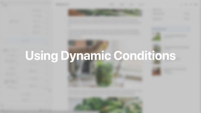 Display Conditions Documentation Video for WordPress