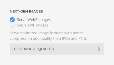 Image formats