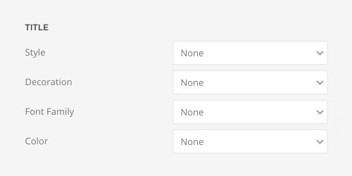Module title