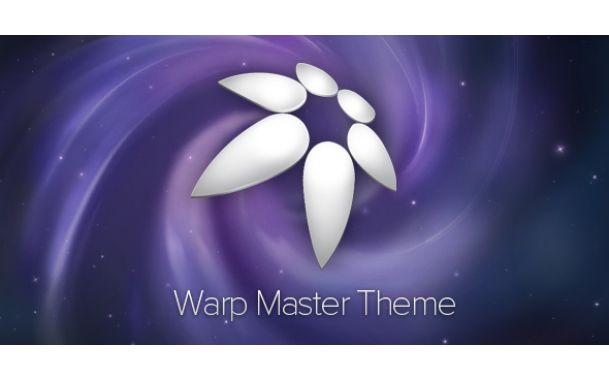 Warp 6 Master Theme – A free theme to build your themes
