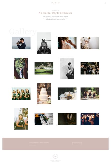 Lilian Joomla template Gallery Layout