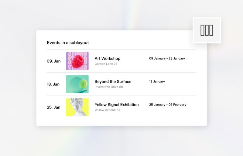 Sublayout Element