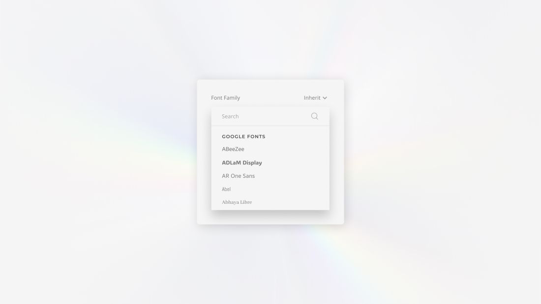 Local Google Fonts