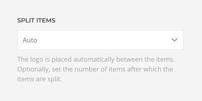 Split items