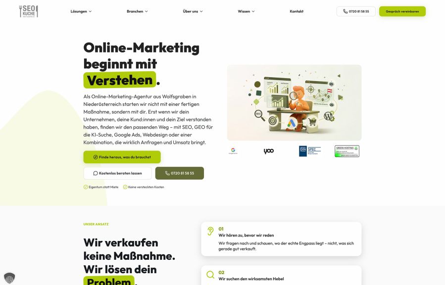 SEO-Küche Work Example