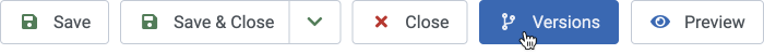 Joomla versions