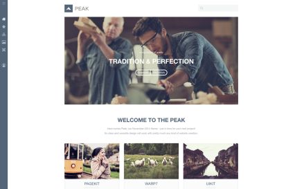 Peak Joomla Template Dove Style