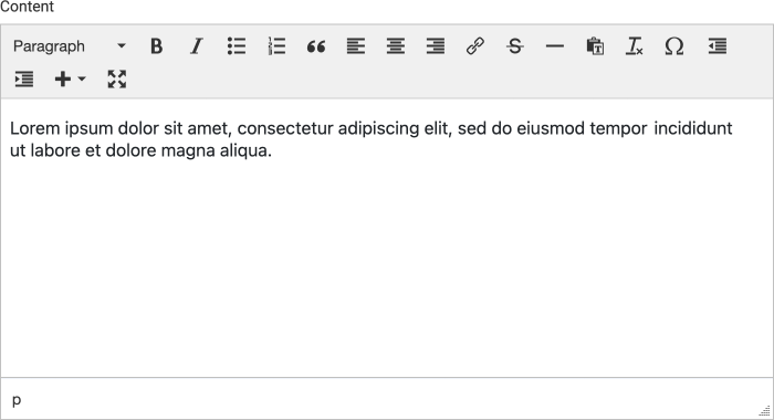Joomla editor integration