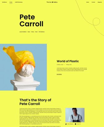 Artist Post Layout