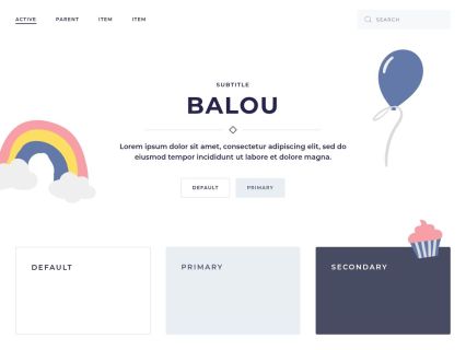 Balou WooCommerce Theme Default Style