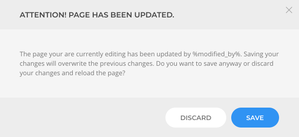 Save layout modal