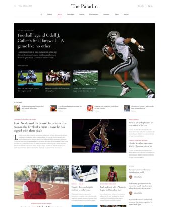 Sports Layout