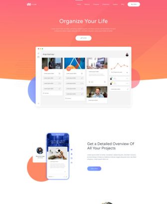 White-Lightblue Style