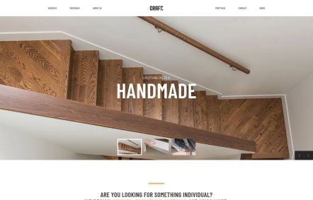 Craft Joomla template Home Page in White Orange Style