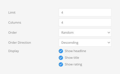 Related and upsell products elements