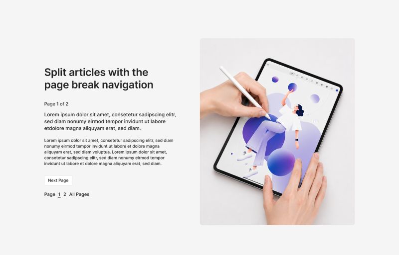Page Break Navigation