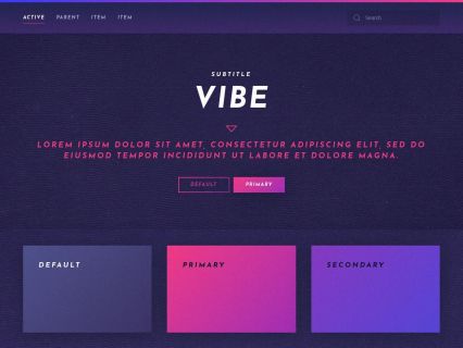 Vibe WordPress Theme Default Style