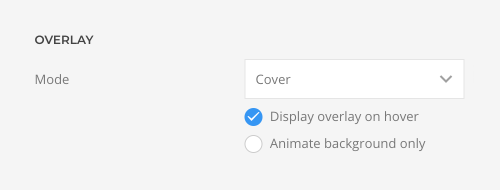 Overlay mode