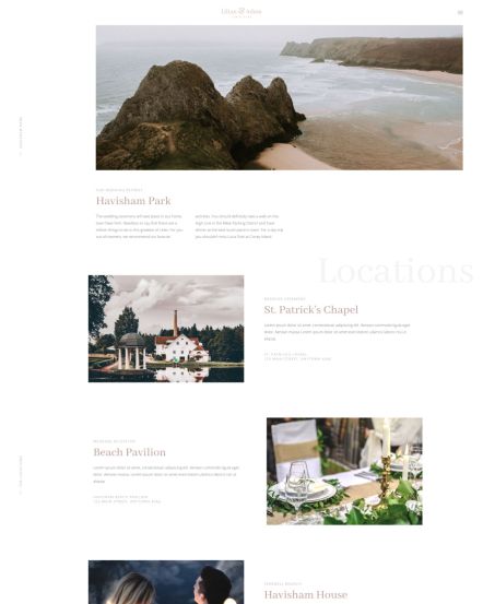 Lilian Joomla template Location Layout