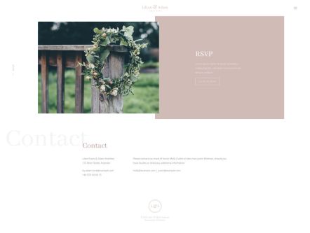 Lilian Joomla template Contact Layout