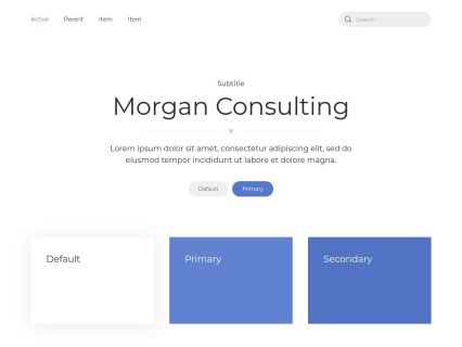 Morgan Consulting WordPress Theme White Dove Style