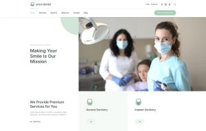 Union Dental White-Lightgreen Style
