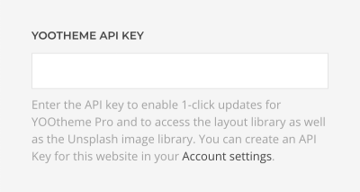 Enter API key