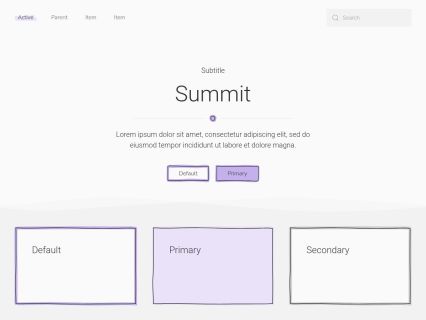 Summit WordPress Theme Light Purple Style