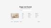 404 Error Page