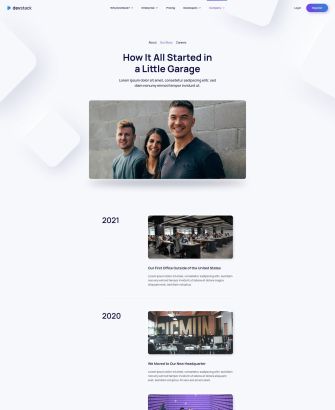 Our Story Layout