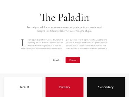 Paladin WordPress Theme Default Style