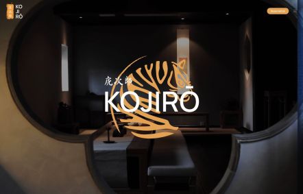 Kojiro WordPress theme Home Page in Default Style
