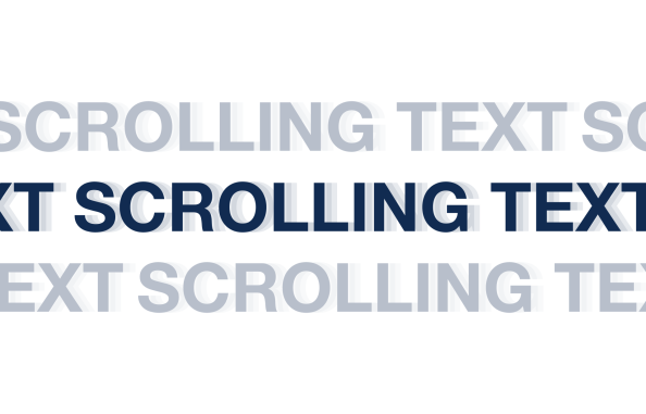 Scrolling Text Element for YOOtheme Pro page builder