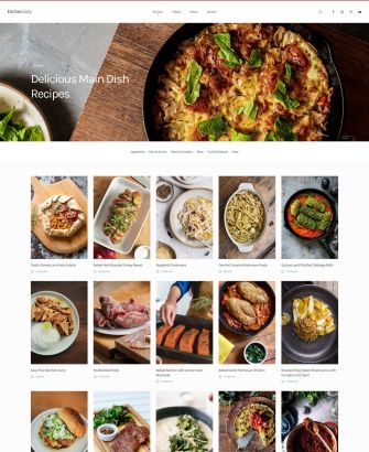 Recipe Category Layout
