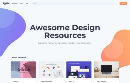 Design Bites Joomla template Home Page in White Orange Style