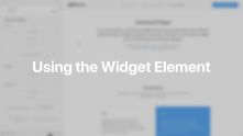 Widget Element Documentation Video for WordPress