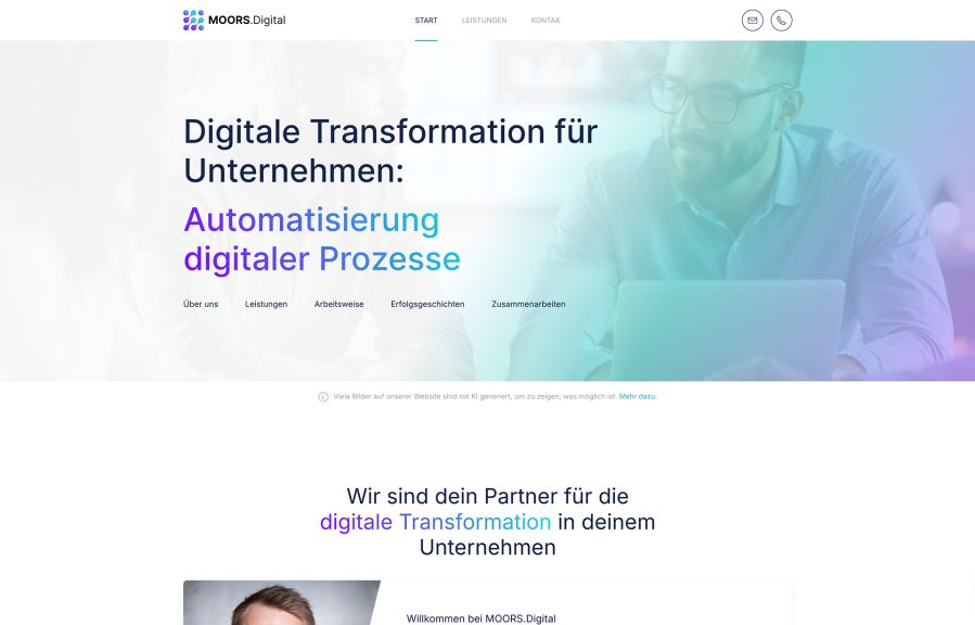 MOORS.digital Work Example