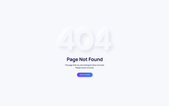 Error 404 Layout