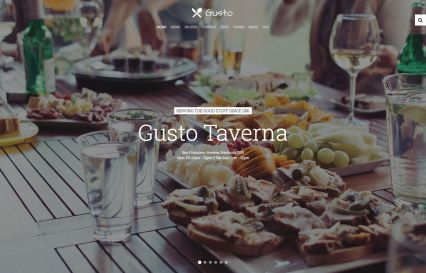 Gusto Joomla Template Taverna Style