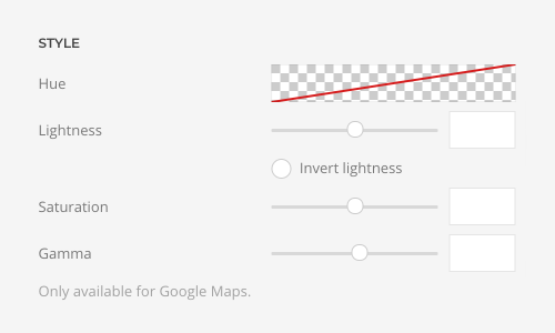 Map style