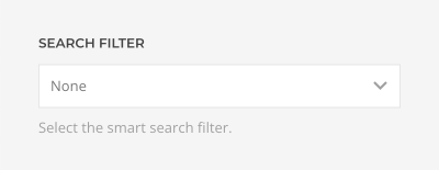 Search filter